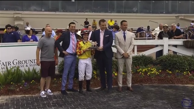 rebelsart's tweet photo. Congratulations to Brianne Culp the leading apprentice rider at Fair Grounds @fairgroundsnola‼️🏇🏆⚜️
#champion #talented #FairGrounds #FG151 @JohnGDooley @jockeygreen @TrustYourLuck https://t.co/LYbkSegksJ