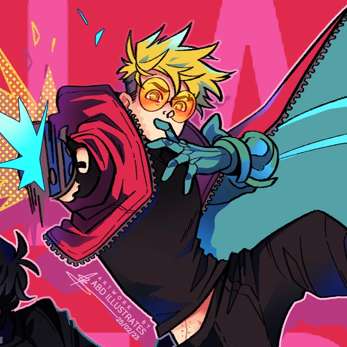  Finished art from yesterday's video! I've been really enjoying #TrigunStampede - (it's insanely good pls go check it out) - so I just had to draw the main lads to celebrate the season finale!   +Prints in bio! 