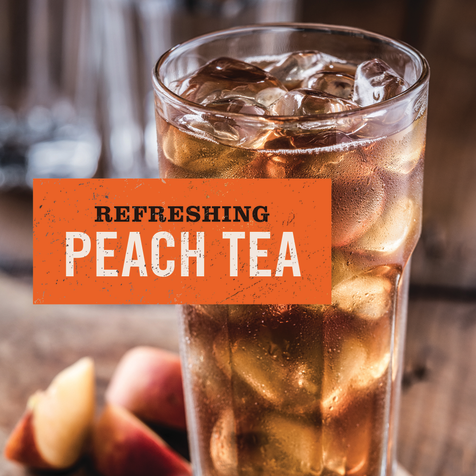 cowboychicken's tweet photo. You want a peach of this? Our refreshing peach tea is a sweet way to welcome spring. https://t.co/206zm62jn5
