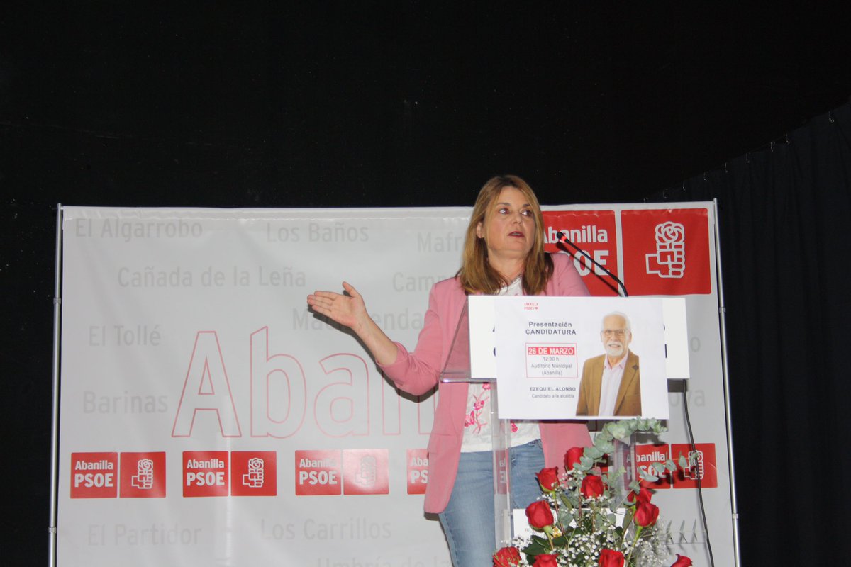 Frente a la desidia del PP, la responsabilidad y la cercanía con sus vecinos del <a href="/PSOE_Abanilla/">PSOE Abanilla /❤️</a> y su candidato a Alcalde <a href="/EzequielAlonsoG/">Ezequiel Alonso Gaona</a> que hoy ha presentado su lista electoral. Su pueblo merece más y un gobierno serio en la Región de Murcia con <a href="/pepevelez_/">Pepe Vélez</a>