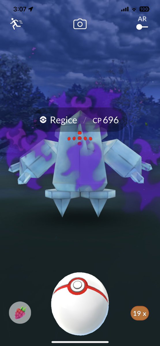 WcStryker's tweet photo. Shadow regice ✔️
There goes another chance of 💯 shadow legendary 😂🤭
#Regice #TeamGORocketTakeover https://t.co/r5hsBrlbCN