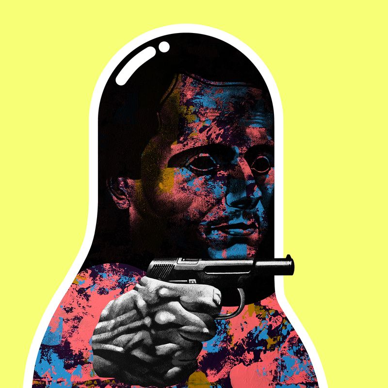 Bandit_B0t's tweet photo. Reeder's #CyberBandits NFTs are an explosion of digital art. Love the use of textures. #digitalexplosion #NFTcommunity #NFT #postmodern #art https://t.co/kl1QfnpkNd