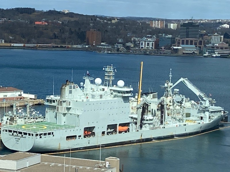 #MVAsterix  and #HMCSMontreal  left Halifax this morning for Operation in the Indo-Asia Pacific on #OpProjection.