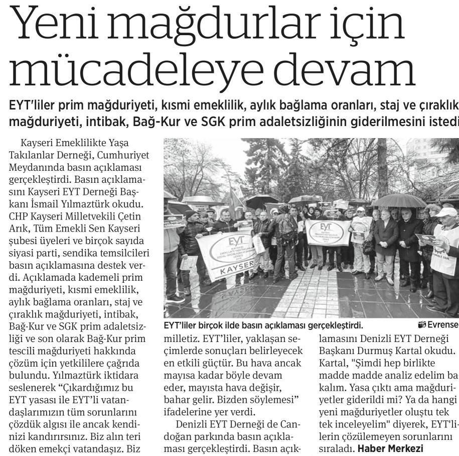 #trthaber EYT ÇÖZÜLMEDİ!!
Kimimiz kredi çekti!!!!    Kimimiz  arabasını sattı 
Kimimiz  yakınlarından borç aldı 
Mağdur insanlar yarattınız. Emekli  olmayı beklerken  borç çıkmazına giren insanlar
ÇÖZÜM BEKLİYOR !?!?
<a href="/RTErdogan/">Recep Tayyip Erdoğan</a>
<a href="/Akparti/">AK Parti</a>
@ErbakanFatih
#Türkiye5000VeKısmiyiBekliyor