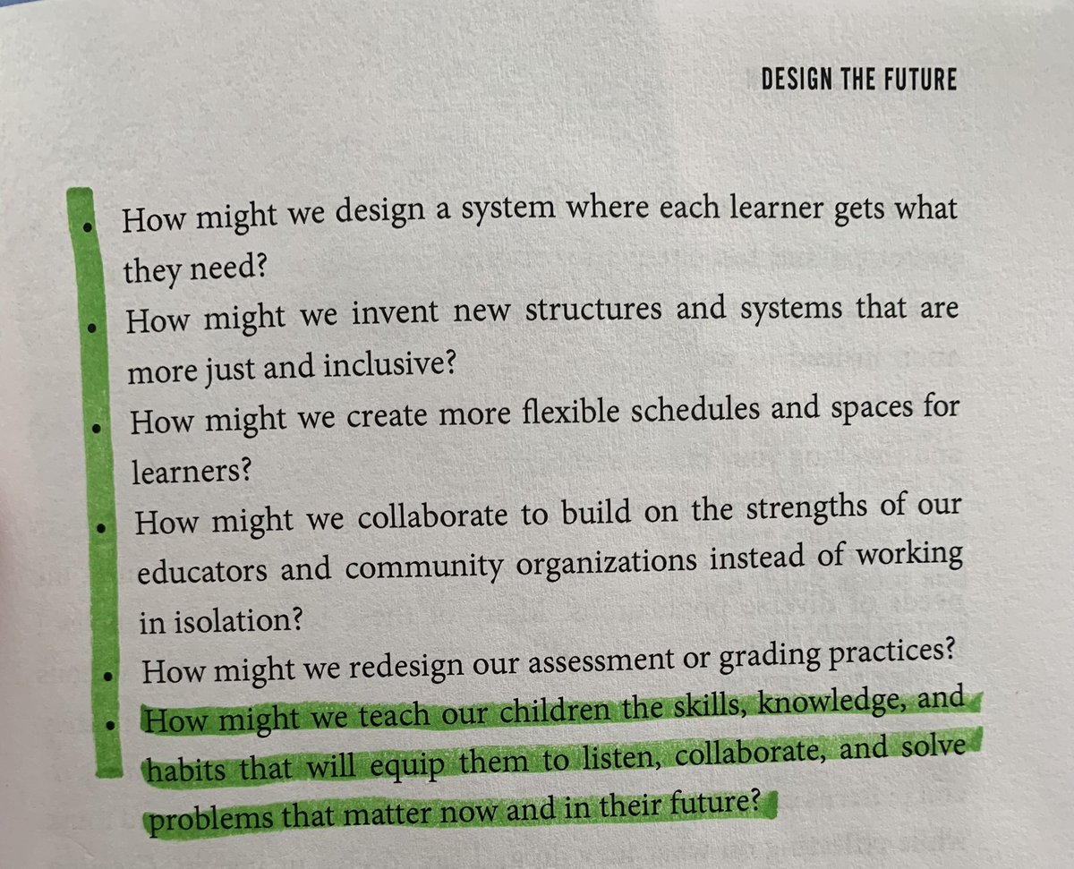 @katiemartinedu all questions that should drive our work. But the last one is what it’s all about. The goal!! @DrGeorge_MU @DrGrayMorales #evolvingeducation #muedd #musoe