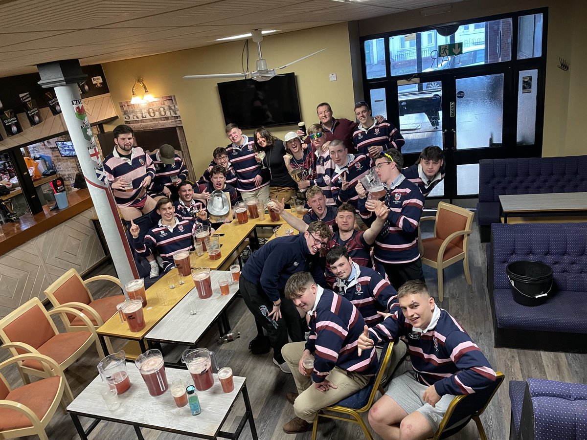 CardiffMedsRFC's tweet photo. The day after the day before ! Wonderful double NAMS champions #onceamedalwaysamed 🍻🏉❤️ https://t.co/DKcNsTdsRa
