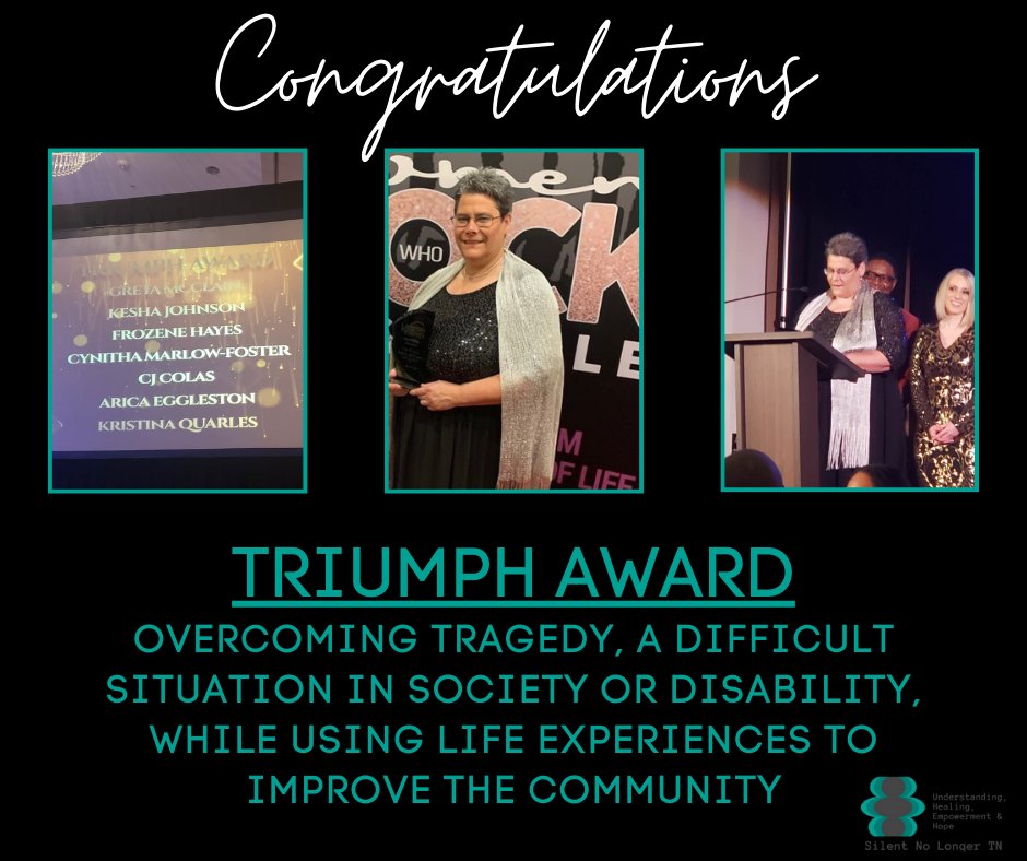 Congratulations to our Executive Director <a href="/GretaMcClainTN/">Greta McClain</a>, winner of the #womenwhorocknashville Triumph Award. We are so incredibly proud of the work she does, and thrilled she is getting the recognition she deserves.
 #strongwomen #award #womenpower #womenempoweringwomen
25s