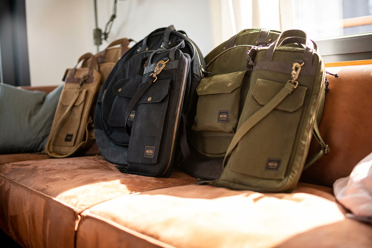 meinlcymbals's tweet photo. The Meinl Waxed Canvas Collection Cymbal and Stick Bags
More info - https://t.co/TA5xZyGy5t
#meinl #meinlcymbals #cymbals #drums #drumsticks #drummer #drumming #stickbag #cymbalbag https://t.co/f23AyVqpoP
