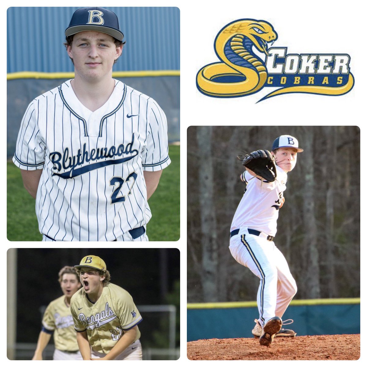 Congratulations to Ben Blackwell ‘23 on his commitment to Coker University!