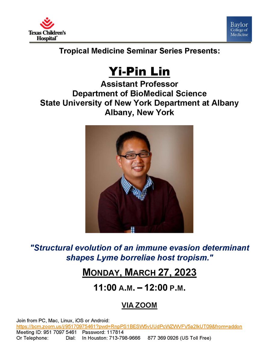 Yi-Pin Lin Lab@TuftsVet tweet media