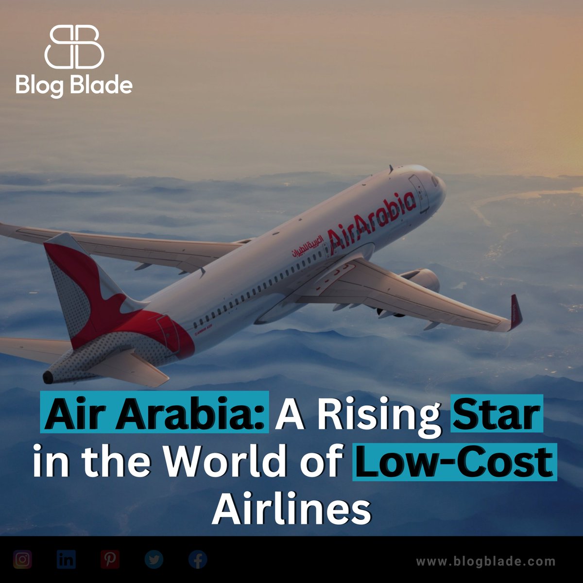 Air Arabia is a Sharjah-based airline that was founded in 2003.
Read More: blogblade.com/low-cost-airli…
#AirArabia
#LowCostAirline
#BudgetTravel
#AffordableAirTravel
#NoFrillsAirline
#AirbusA320
#TravelExperience
#SkytraxAwards
#FinancialPerformance
#ModernFleet