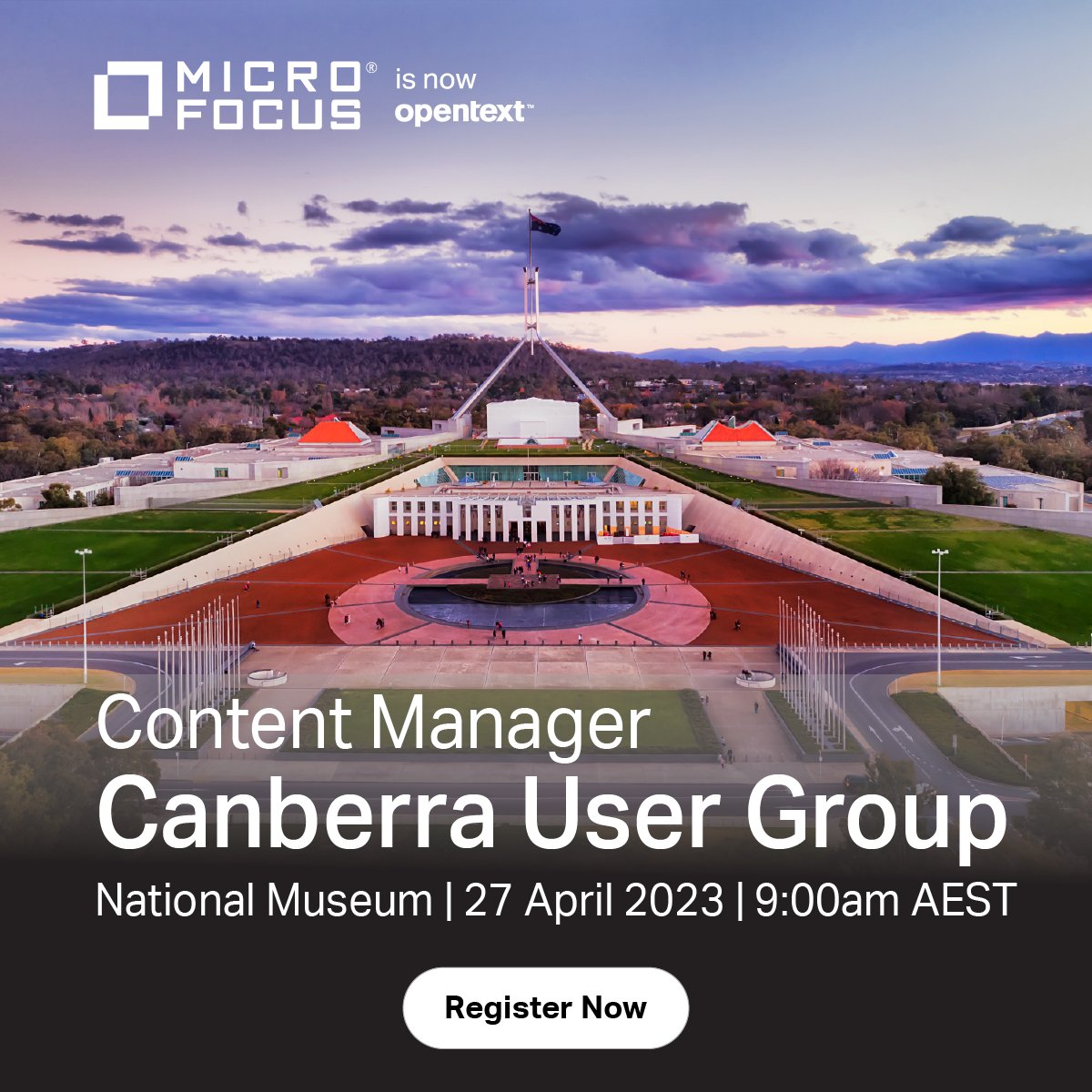 VoightBrandon's tweet photo. Join us at the Canberra #Content Manager User Group on 27 April at the National Museum. See the latest on Content Manager 10.2 with a pre-release demo, plus a Cloud update. Register Now! #MyCompany https://t.co/9jcaPpo7J5 https://t.co/pPMo9Atfhg