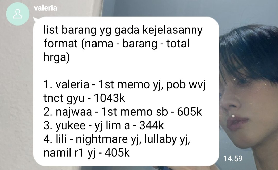 sbtxtea's tweet photo. karena adminnya juga ngilang kita inisiatif buat ngelist sendiri barang apa aja yang belum sampe di anak GO, ini baru diupdate sampe list ke-77 dan belum semua ngelist (still counting) https://t.co/GhnwgvsLma