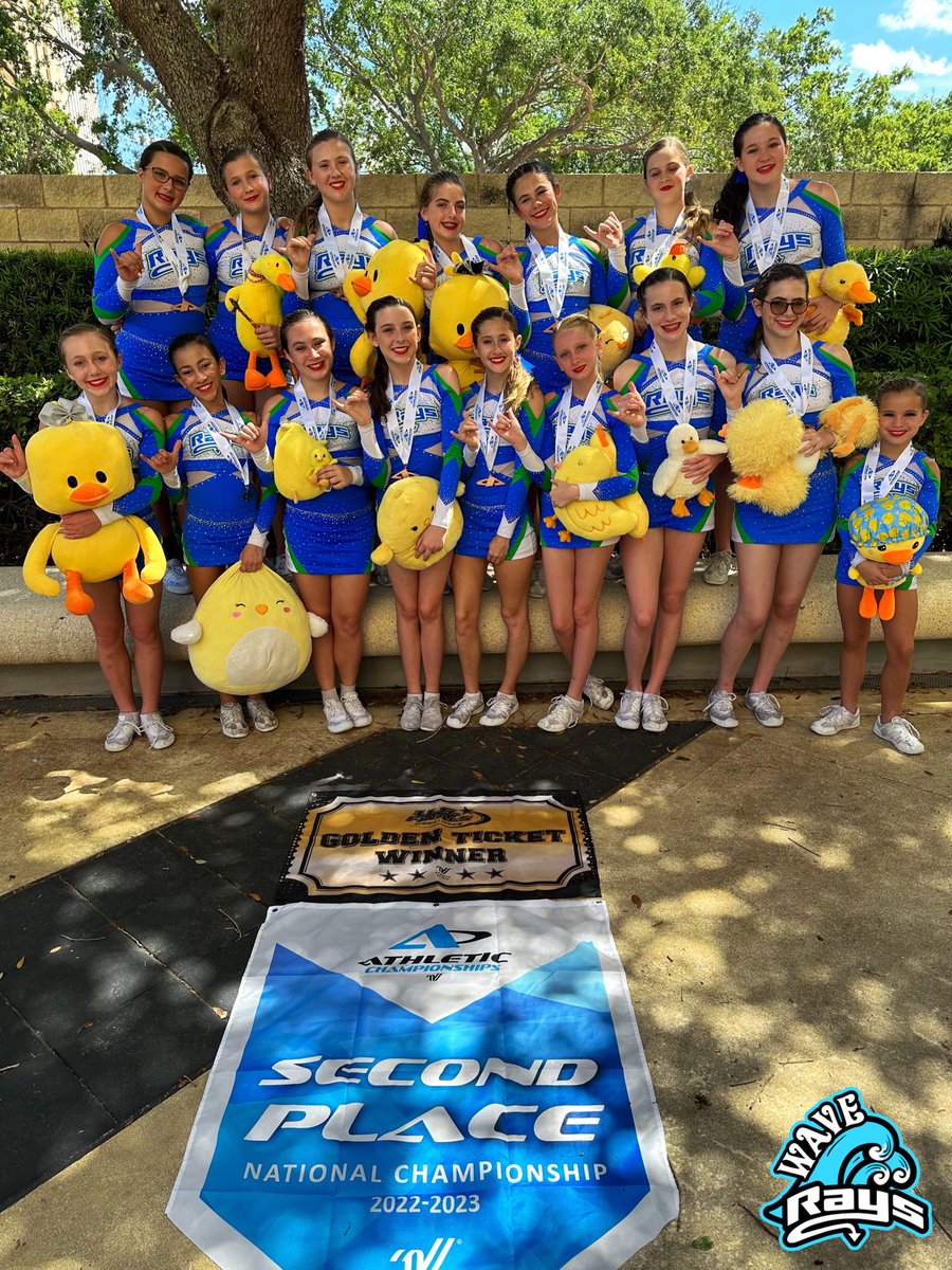 𝗪𝗘𝗘𝗞𝗘𝗡𝗗 𝗥𝗔𝗬𝗖𝗔𝗣 🤙🏼

Congratulations to these teams and their gRAYt accomplishments this weekend at Athletic Championships!

Splash - 1st Place 🥇 
Wave - 2nd Place &amp; Golden Ticket Winner 🥈

#TheStingrayAllstars #TampaRays #RAYSthestandard #MOREthanagym