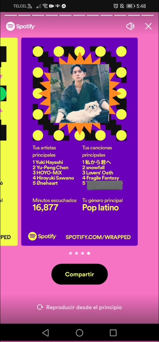 Chillingwanime's tweet photo. Three months late but here is my 2022 Spotify

Yuki still having a special place in my heart 💕 https://t.co/rODUWIyNYI