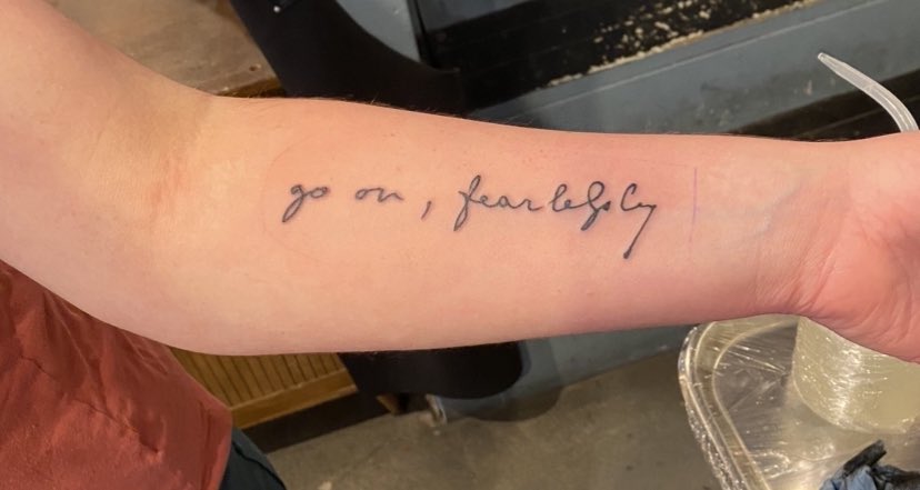 I got my Ann Walker tattoo today and I am so happy! Ann was so brave, kind, and wonderfully sassy despite her shyness. She is a hero. #AnnWalker #SaveGentlemanJack