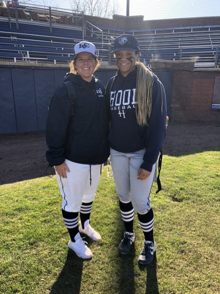 Today was the first time since I started coaching that there was another woman in uniform! We played against Remi Schaber who is a first year at Hood College. She put together competitive at bats. Excited to see her continue to develop; she’s good

#womeninbaseball #womeninsports