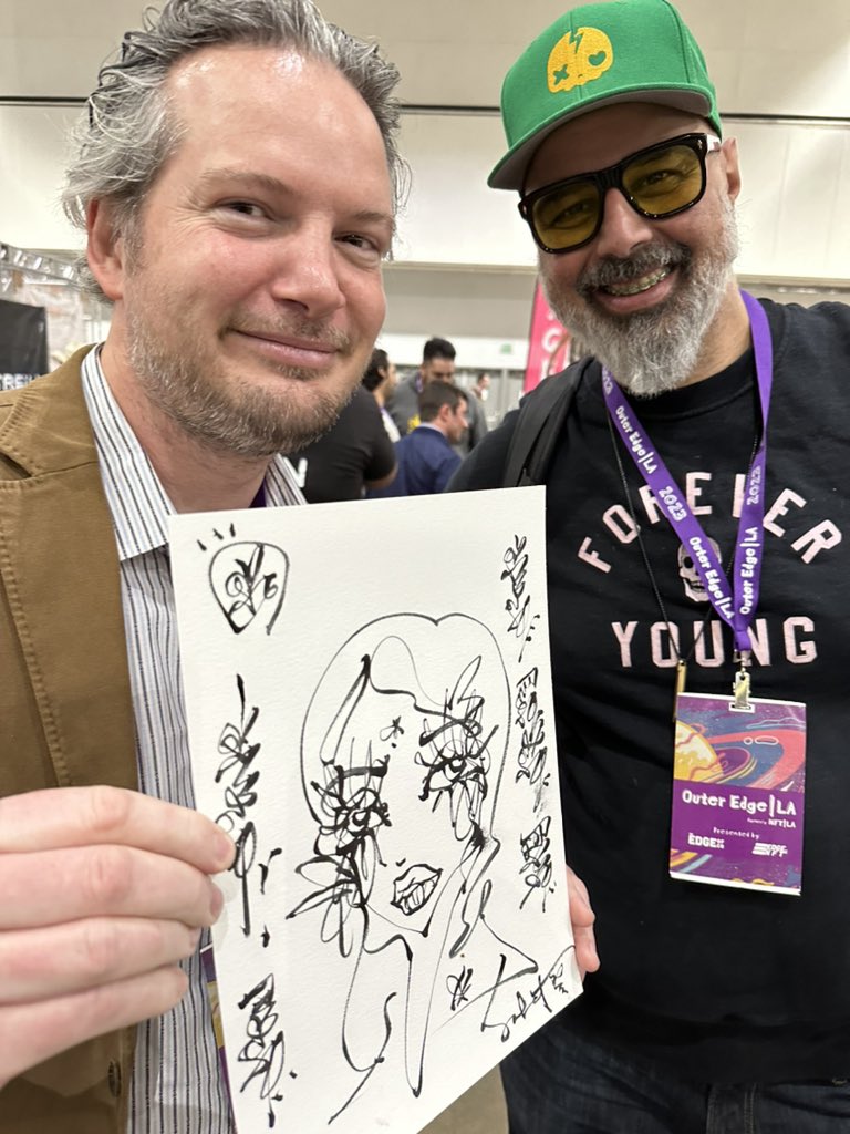 Yperspace ⚡️| NFTNYC 2025 (@yperspace) on Twitter photo Meeting the incredible Artist <a href="/sabet/">sabet</a> at OuteredgeLA .
Thank you for the amazing drawing.
Sabet has some amazing drawings and <a href="/tokyopunksnft/">TOKYO PUNKS by SABET</a> as well as bad bunnies.
@NFTLAlive <a href="/healingcodesnft/">HEALING CODES by SABET</a> #nft #nfts Meeting the incredible Artist <a href="/sabet/">sabet</a> at OuteredgeLA .
Thank you for the amazing drawing.
Sabet has some amazing drawings and <a href="/tokyopunksnft/">TOKYO PUNKS by SABET</a> as well as bad bunnies.
@NFTLAlive <a href="/healingcodesnft/">HEALING CODES by SABET</a> #nft #nfts