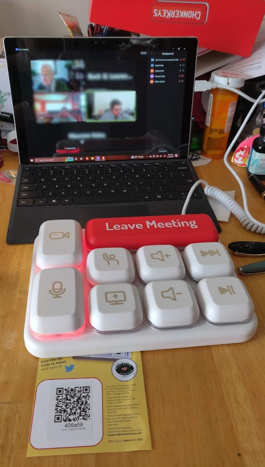 youneverasked's tweet photo. A little late to the party, but I have been using my @ChonkerKeys almost every week. I have gotten a number of comments on how this could help older, less tech-savvy ones in the congregation. https://t.co/OjfoQUH7Gc https://t.co/dimUOu6MpC