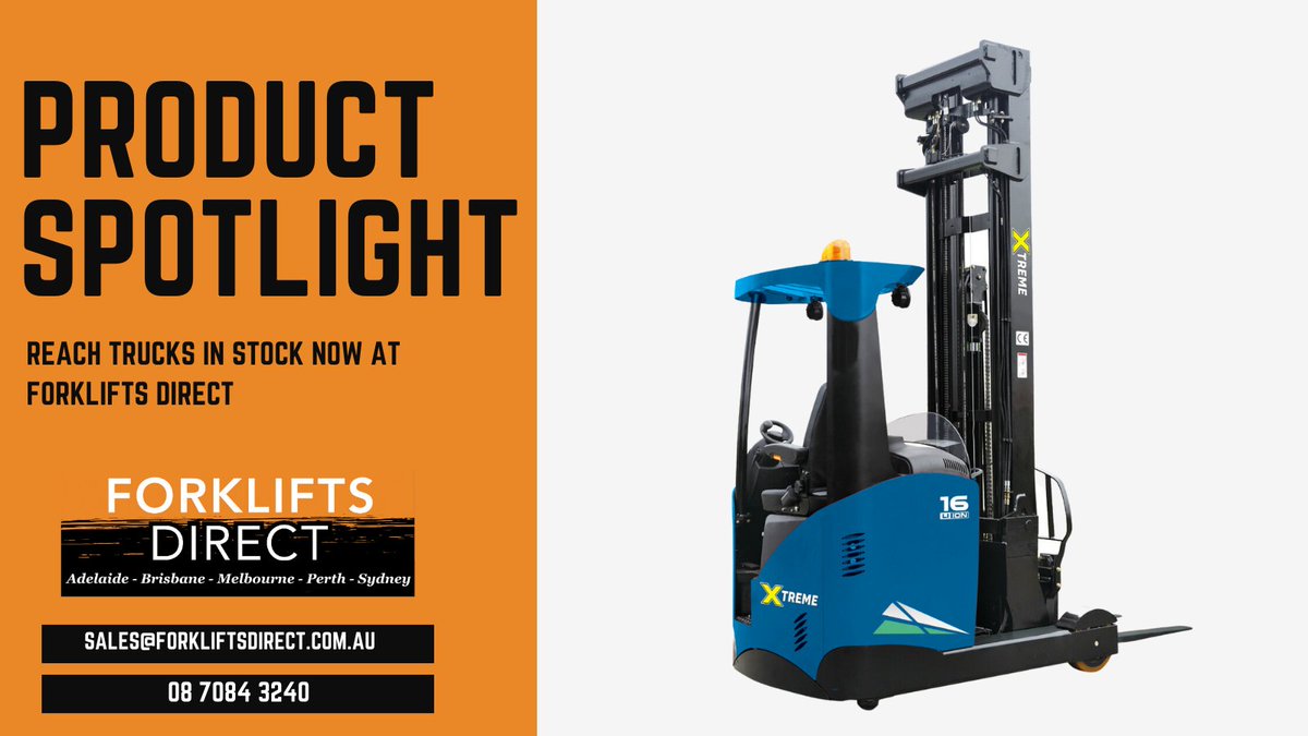 forkliftsdirect's tweet photo. 1.6t Ride on Reach Trucks are In Stock now at Forklifts Direct.

Ride On Functionality for ease of use  
Up to 10m Lift Height  
Zero Emissions  
Easy to Operate  

Contact us today to secure your own

https://t.co/LDkzAK1TtY

#reachtruck #lithiuion #warehousing #forkliftsdirect https://t.co/kHVZD0QdAW