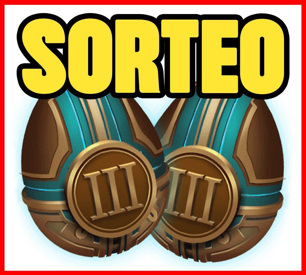 🚨SÚPER SORTEO🚨

🔸 200 HUEVOS a repartir entre 20 GANADORES

🔹 REQUISITOS:  
     ✅ LIKE y RT
     ✅ SEGUIRME <a href="/TFTKero/">K ケロ</a> 

🤜 Termina el día 30/03 (En 3 DÍAS)

Esto es posible gracias al #RPP de <a href="/TFT_ES/">Teamfight Tactics ES</a>