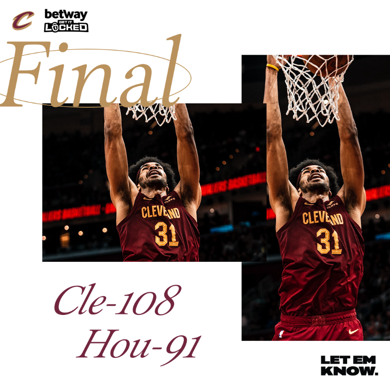 cavs's tweet photo. CLEVELAND. WE'RE GOING TO THE PLAYOFFS!!! 

@betwayusa | #Ad | #LetEmKnow
