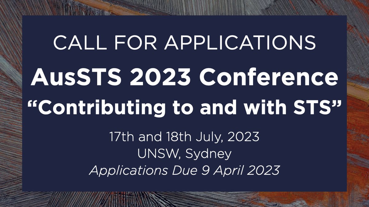 Australasian STS Network tweet media