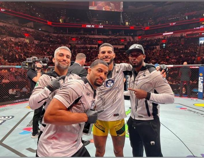 Dream team!!! First win in ufc let’s goooooo 🙏🏽🙏🏽🙏🏽 #ufc #UFCFightNight #UFCSanAntonio