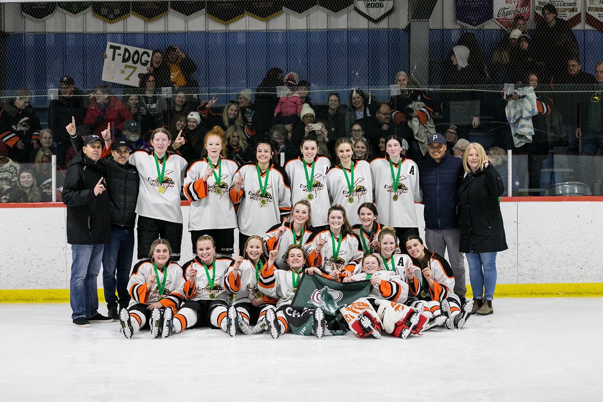 UNDER-18 “AA” FEMALE | C H A M P S |

Central Storm defeated the Summerside Capitals in Game 3 of 5 on Saturday to take home the banner and the Island Championship! 🙌

#BannerSzn 🏆