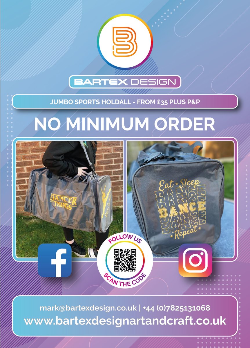 DesignBartex's tweet photo. More bags added to our list of products. All can be personalised. Lots of colour options.

Email: mark@bartexdesign.co.uk | Tel: 07825131068 | Web: https://t.co/gmA3cl3A5z

#teambartex https://t.co/V5qOiDz26x