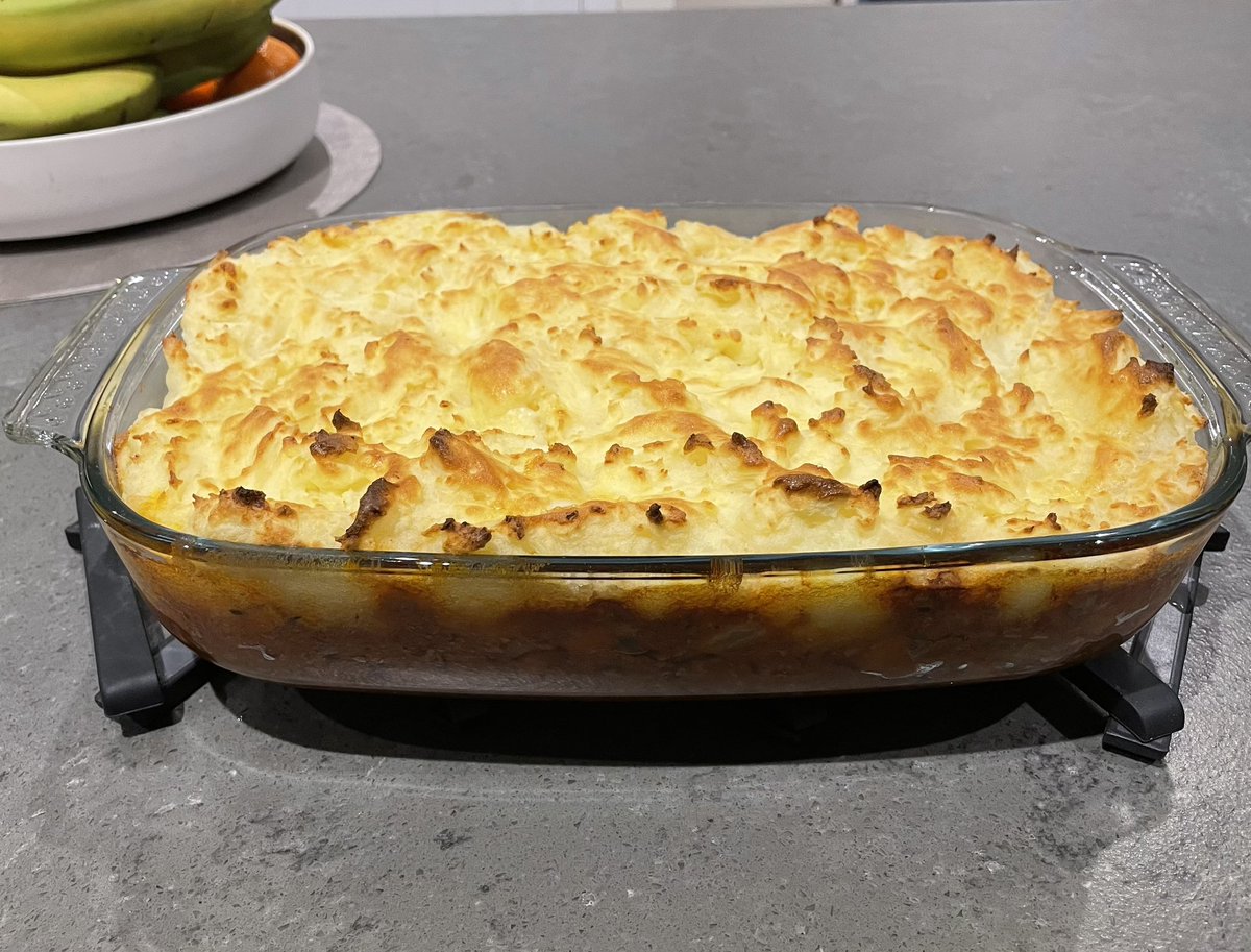 HEBancroft's tweet photo. I made a cottage pie! I’ll just leave this here… https://t.co/1WkRHtvOnP