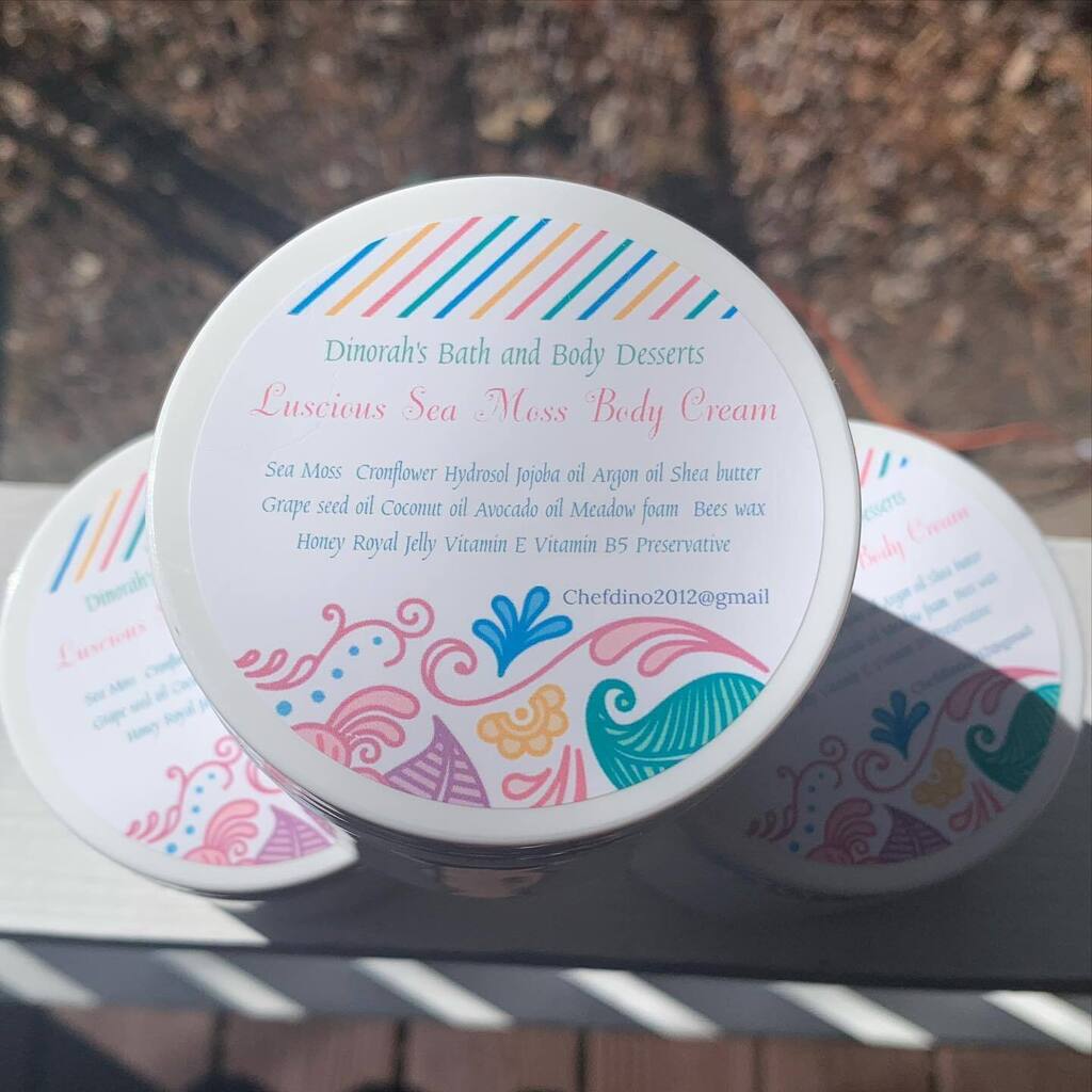 Dinorah47519345's tweet photo. Luscious Sea Moss Body Cream Treat your skin non- guilty pleasure #handcrafted #natural #moisturizing #nurturing #smallbatches #pawtucket #seamoss #arganoil #jojobaoil #coconutoil #rawsheabutter #meadowfoamoil #beeswax #grapeseedoil #Avocadoil #Royal… https://t.co/hp93qdpMdN https://t.co/ICEfPBpuSL
