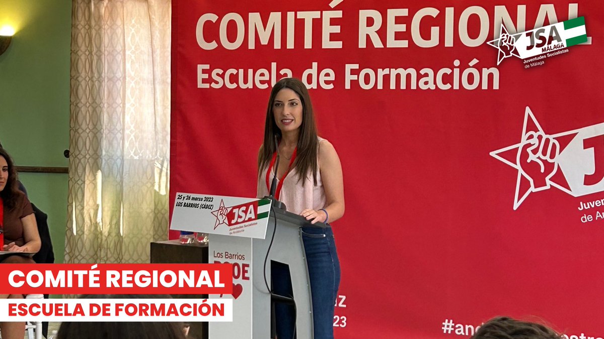 JSAMalaga's tweet photo. 🌹Este fin de semana, la representación de @JSAMalaga al #ComitéRegional y otros compañer@s de la provincia hemos estado presentes en la #EscuelaDeFormación de @JSAndalucia.

💪Dos días muy intensos en los que la fuerza de la juventud malagueña y andaluza queda más que reflejada. https://t.co/iHxwp3tlUl