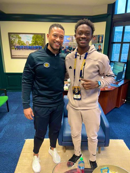 FirstClassNIL's tweet photo. @FCProspects_ Top 2025 #FloridaFootball WR @jaimeffrenchjr was in #SouthBend visiting @NDFootball #GoIrish We appreciate the amazing hospitality from @Marcus_Freeman1 @ChansiStuckey @GeradParker1 & the entire #NotreDame Football Staff #WeAreFirstClass https://t.co/NCUQLOgScH
