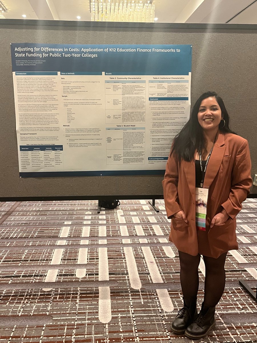 LizAritonang's tweet photo. Fave parts of my first @aefpweb conference: 
- Working for the BEST Exec Director #Lydia
- @utexascoe sightings 🧡
-  Meeting ppl! Esp my fellow Indonesian @riandjita 🇮🇩
- #quant4what meetups &amp; OFC..
- 1st time presenting a poster MAJOR SHOUTOUT to @GandaraDenisa for trusting me https://t.co/tk5xqk8Xiv