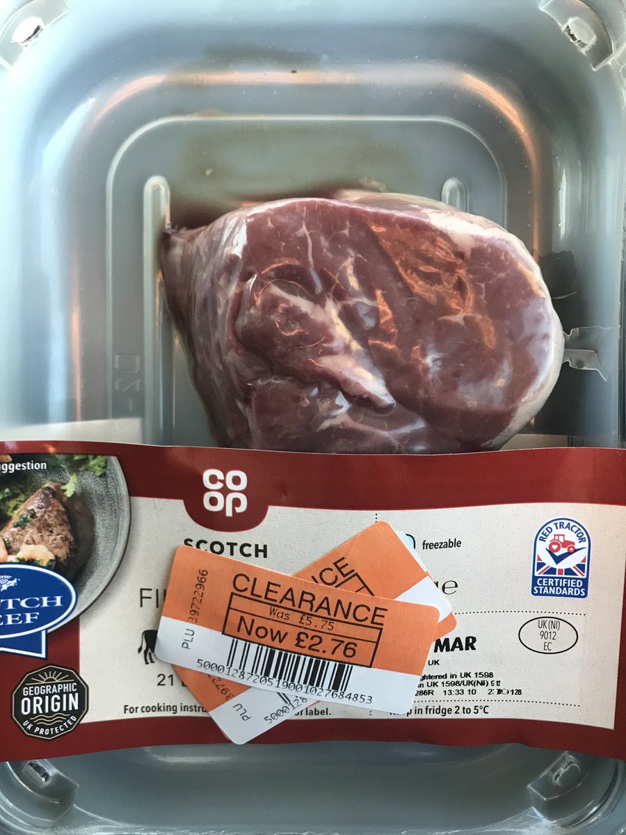 aroundin8's tweet photo. Tonight’s bargains at @marksandspencer & @coopuk ! Filet steak for £2.75 ! A Indian Meal Box from M&S with £7 off and a great deal on a M&S Collection Main Course for Two with a massive reduction ! #happyshopper #costoflivingcrisis #eatingoutofdate #yellowlabels https://t.co/PqbOweXTUf