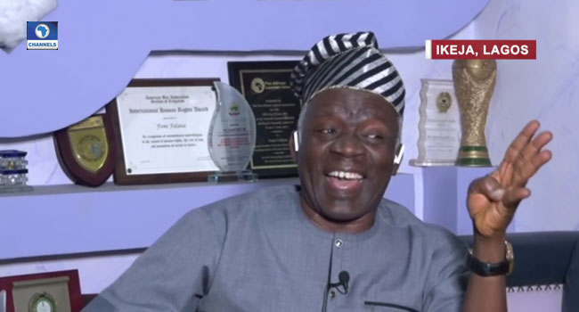 channelstv's tweet photo. Falana Backs Calls For Televising Of Presidential Election Tribunal Proceedings
https://t.co/fz7G9ezNTl https://t.co/tkKVVIL5vP