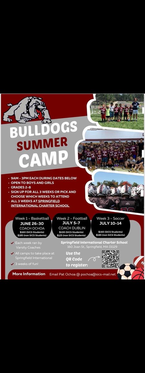 Sicsfball's tweet photo. Bulldogs football camp July 5-7‼️ https://t.co/Bzu5ryOwGX