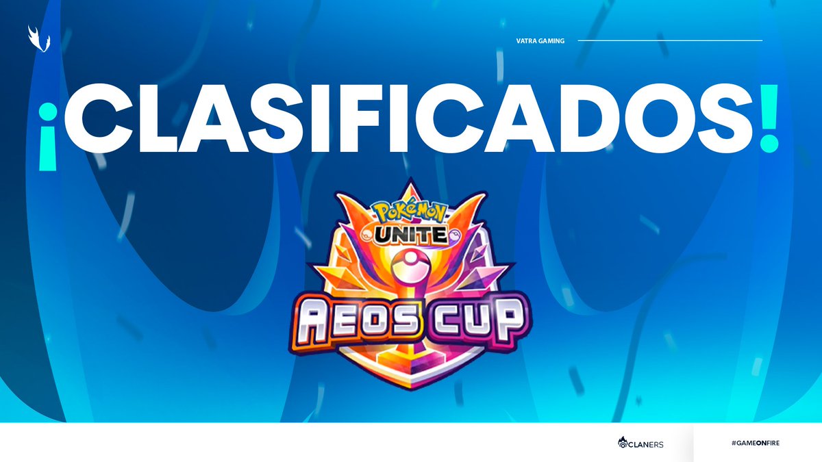 #POKEMONUNITE | RESULTADOS 

Queremos felicitar a la escuadra que logró clasificar a la AEOS CUP <a href="/UniteLATAM/">Pokémon UNITE Championship Series LATAM</a>🥳

¡La próxima semana se pondrá bueno! 🔥

#GAMEONFIRE🔥 #GOVATRA💙