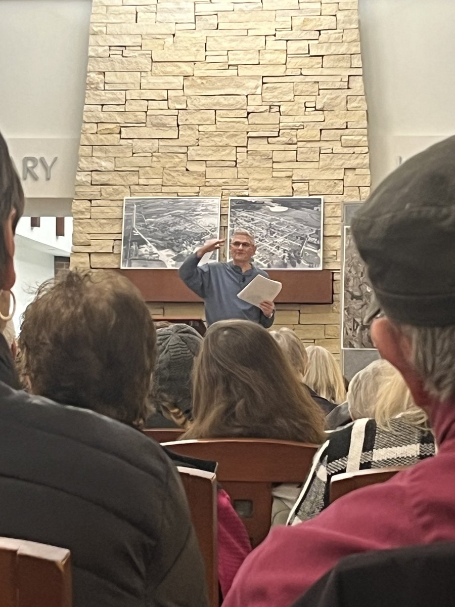 KellyUI's tweet photo. Coralville’s historian Rex Brandstatter telling mostly true stories of Coralville’s 150 years of history! https://t.co/7Ns5rmK6hm