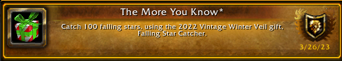 Esmef1regaming's tweet photo. Just ran and got 12 players the FoS of The More You Know! @TheNealls 

#worldofwarcraft #achievements https://t.co/EeJhRtdGOE