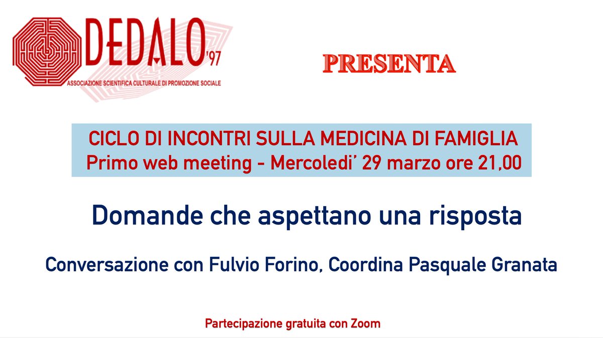 Sei invitato a una riunione in Zoom. 
Quando: 29 mar 2023 
Iscriviti in anticipo per questa riunione: 
us06web.zoom.us/meeting/regist… 

Dopo l’iscrizione, riceverai un’email di conferma con le informazioni necessarie per entrare nella riunione.
