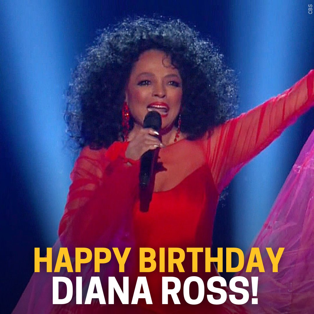 Happy Birthday, Diana Ross! The award-winning singer turns 79 today. 