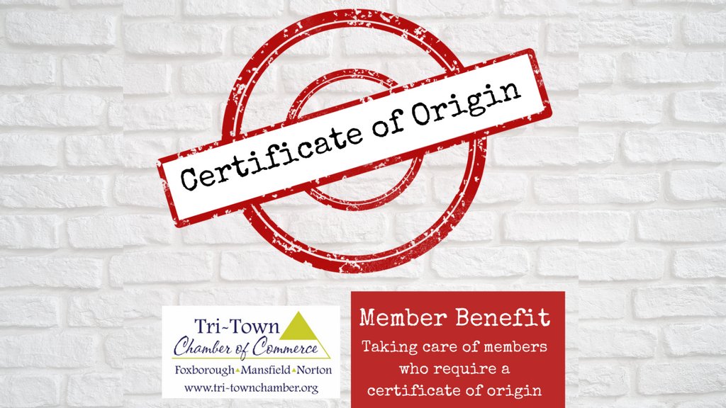 Certificates of Origin are essential for many of our members and they can rely on us.  Join us: tri-townchamber.org/member/newmemb…