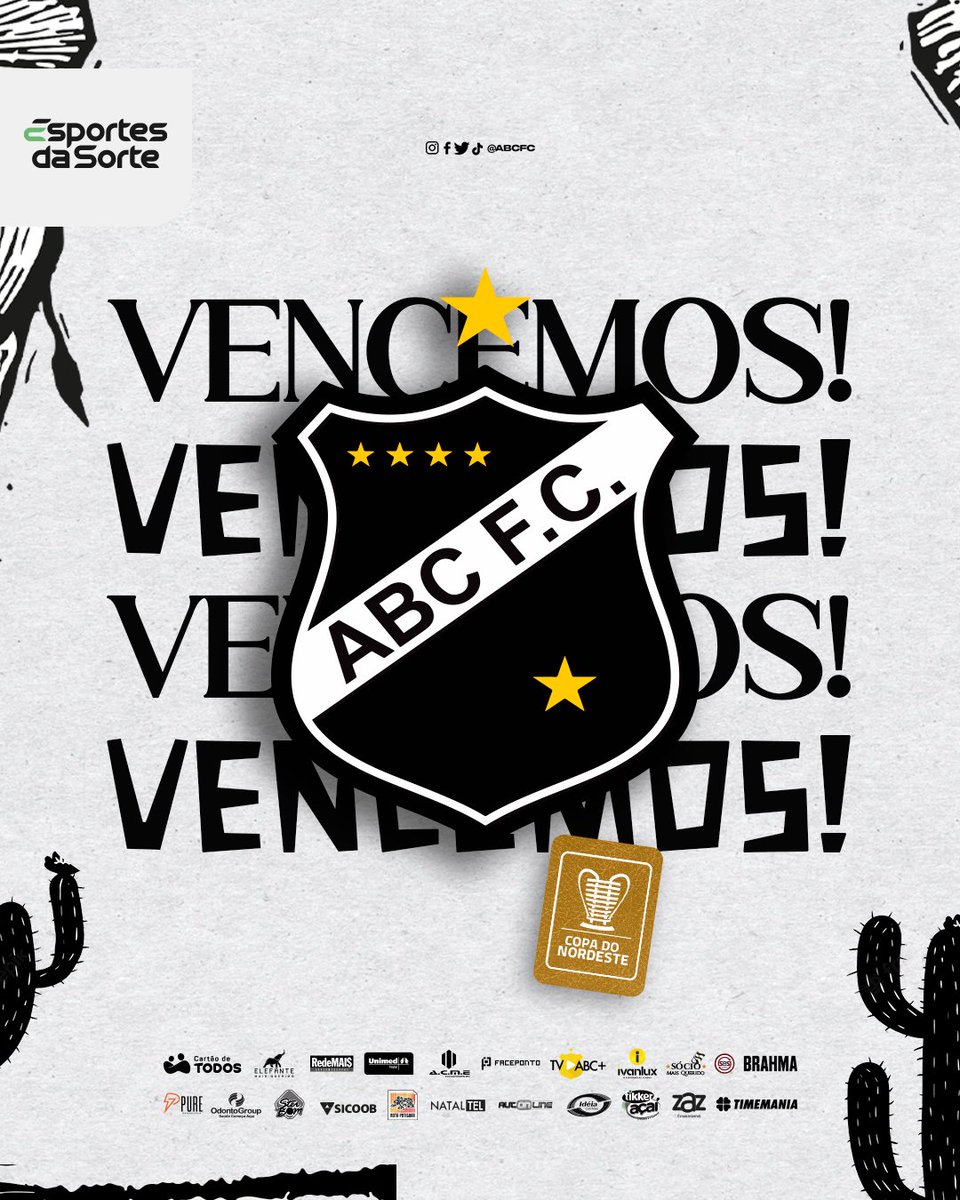ABCFC's tweet photo. ACABOU! ESTAMOS NA CLASSIFICADOS! ESTAMOS NA SEMIFINAL! 

Fim de jogo no #Frasqueirão :

ABC 3 x 1 Náutico/PE

Felipe Garcia (2) e Jael (contra) fizeram os gols do Mais Querido e Richarles marcou para o adversário. 

#ABCFC
#CopaDoNordeste2023
#OMaisQueridoDoRN https://t.co/76vYB1oZe3