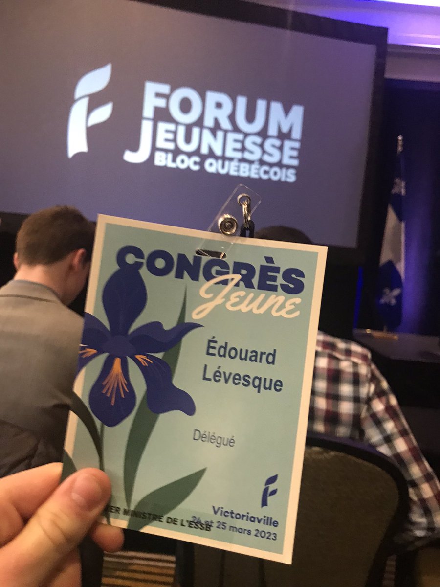 edouardlev's tweet photo. Ce fut un honneur de représenter la Manicouagan au congrès du @JeunesBQ ! Quelle expérience extraordinaire! Félicitations @RoseLessard5 pour sa réélection le FJBQ est entre bonnes mains. https://t.co/wkR63hT2oj