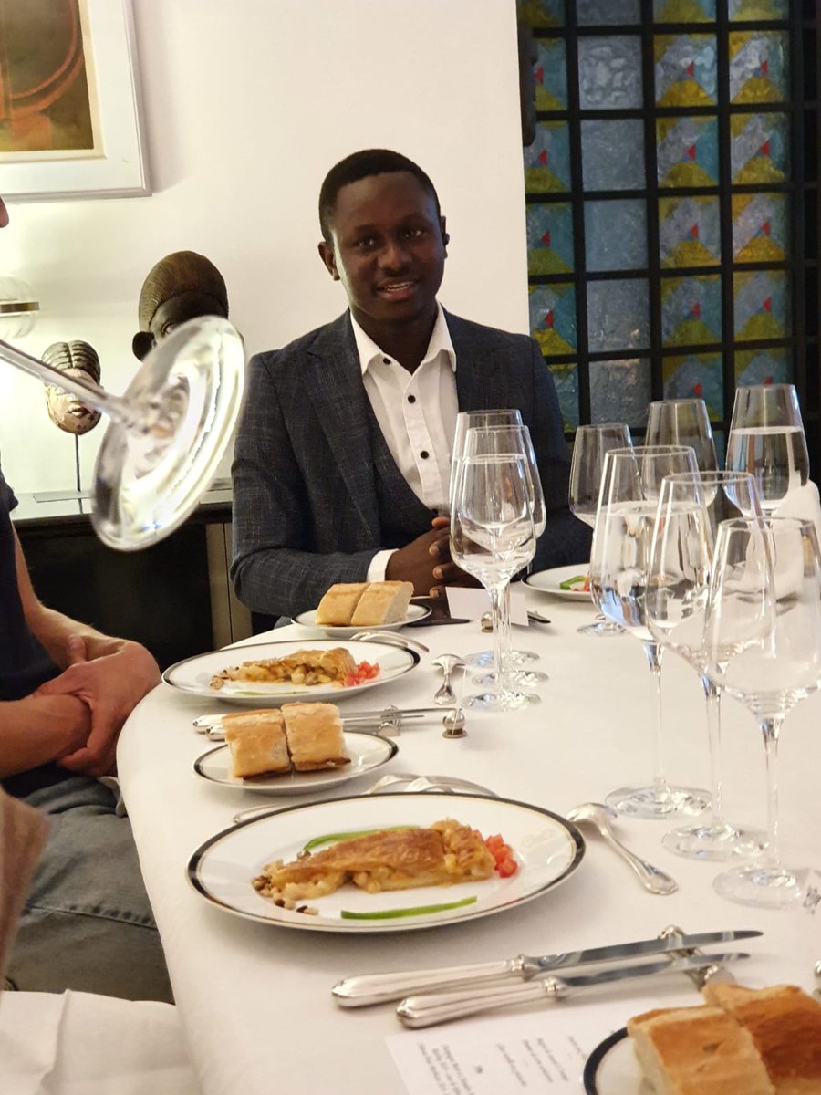 BOUBABANGOURAGN's tweet photo. We were with the @PlasticOdyssey team at the dinner talk organized by @MarcFonb from @AmbaFrGuinee
Topics onthe future ofour companies and the sustainability of GuineanFrench relations were discussed
Thanks to this man whom I found enthusiastic with open and revolutionary visions https://t.co/3hUitFpYt4