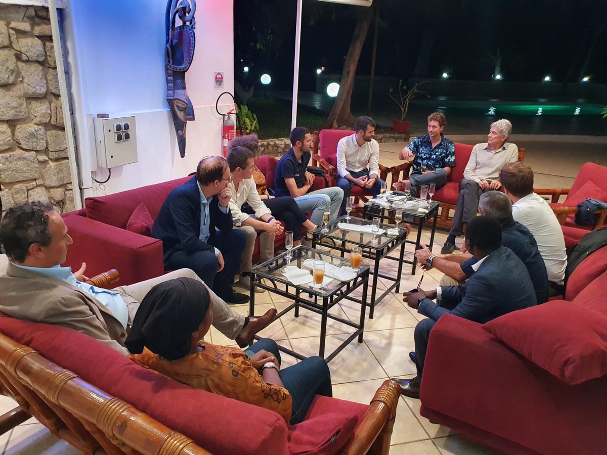 BOUBABANGOURAGN's tweet photo. We were with the @PlasticOdyssey team at the dinner talk organized by @MarcFonb from @AmbaFrGuinee
Topics onthe future ofour companies and the sustainability of GuineanFrench relations were discussed
Thanks to this man whom I found enthusiastic with open and revolutionary visions https://t.co/3hUitFpYt4