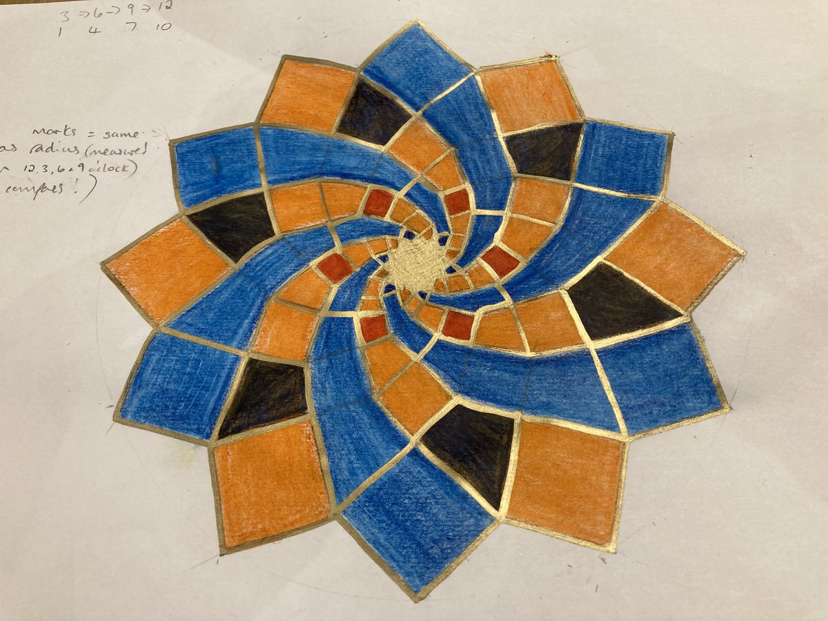 VennzTweets's tweet photo. Completed geometric drawing after yesterday’s #RASketchClub - looking forward to trying out some more. https://t.co/Au3OF4pRou