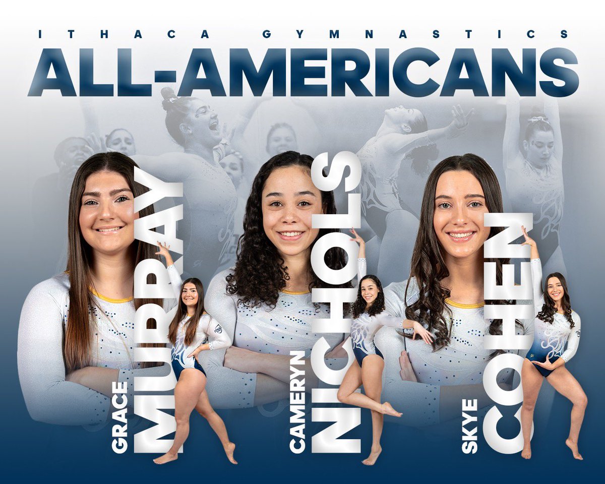 ✨Congratulations to our three All-Americans✨

Grace Murray tied for 3rd on floor and Cameryn Nichols tied for 6th on floor. Skye Cohen took 8th in the all-around. It’s a great day to be a bomber💙💣

#GoBombers | #DefendTheHill